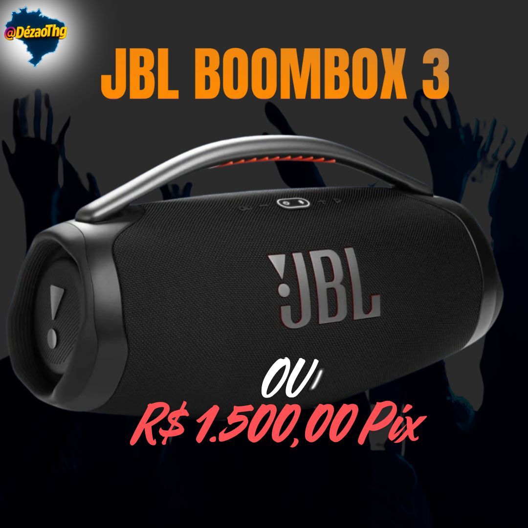 JBL BOOMBOX 3 ou R$ 1.500,00 PIX