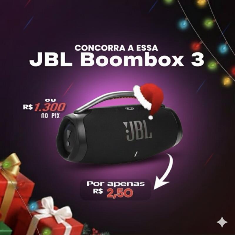 JBL BOOMBOX 3 ou R$ 1.300,00 PIX